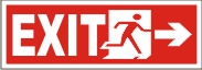 EXIT MEN (RIGHT ARROW)
