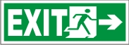 EXIT MEN (RIGHT ARROW)
