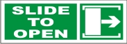 SLIDE TO OPEN (RIGHT ARROW)
