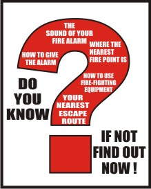DO YOU KNOW HOW TO GIVE ALARM, THE SOUND OF ALARM