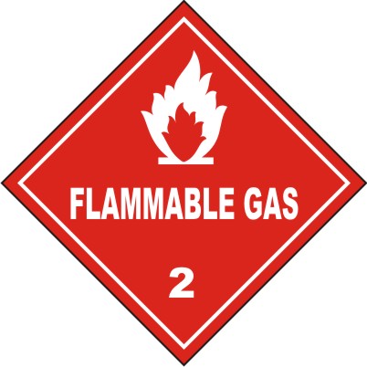 CLASS 2 : FLAMMABLE GAS 2