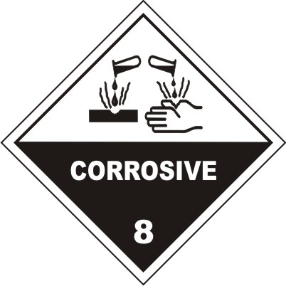 CLASS 8 : CORROSIVE 8