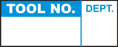 TOOL NO, DEPT
