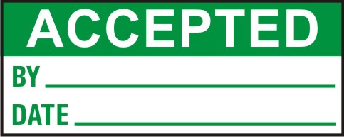 ACCEPTED - BY , DATE