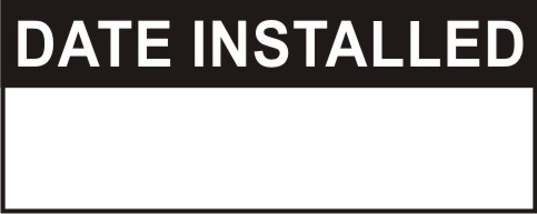 DATE INSTALLED
