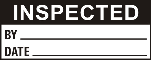 INSPECTED - BY, DATE