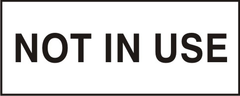 NOT IN USE