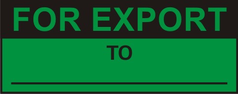 FOR EXPORT TO