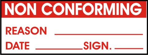 NON CONFORNING - REASON, DATE, SIGN.