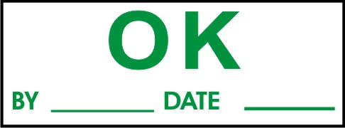 OK , BY, DATE