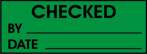 CHECKED - BY, DATE