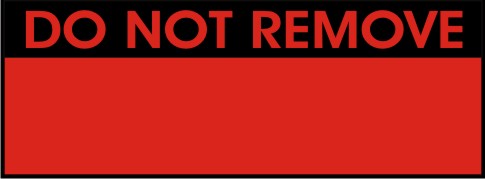 D0 NOT REMOVE