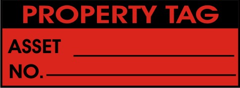 PROPERTY TAG - ASSET NO.