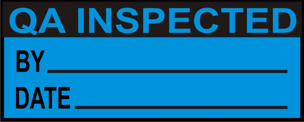 QA INSPECTED - BY, DATE