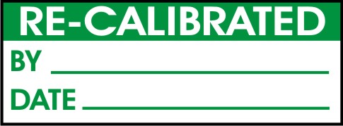 RE-CALIBRATED - BY, DATE