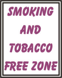 SMOCKING AND TOBACCO FREE ZONE