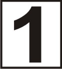 NO. STICKER 0 TO 9 - SET