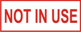 NOT IN USE