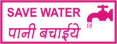 SAVE WATER. PANI BACHAIE(H)