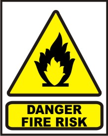 DANGER FIRE RISK