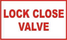 LOCK CLOSE VALVE