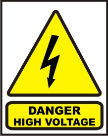 DANGER HIGH VOLTAGE
