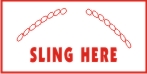 SLING HERE (WITH SYMBOL)