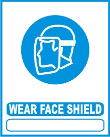 WEAR FACE SHIELD