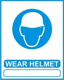 WEAR HELMET