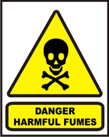 DANGER HARMFUL FUMES