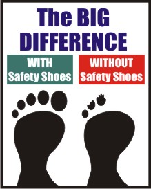 THE BIG DIFFERENCE, WITH SAFETY SHOES, WITHOUT ...
