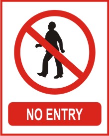NO ENTRY