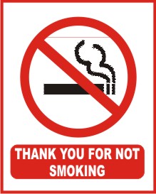 THANK YOU FOR NOT SMOKING