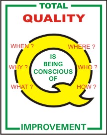 TOTAL QUALITY IMPROVEMENT WHEN,WHY,WHAT, WHO ?