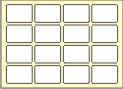 ROUND CORNER PLAIN WHITE STICKERS