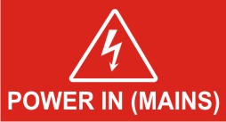 POWER IN (MAINS) - ELECTRICAL ARROW